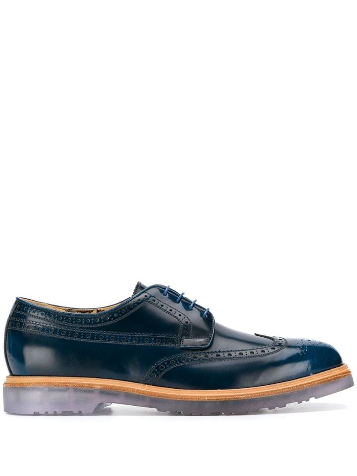 Paul Smith Contrast Sole Brogues - Blue