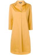 Antonelli Cropped Shirt Dress - Yellow