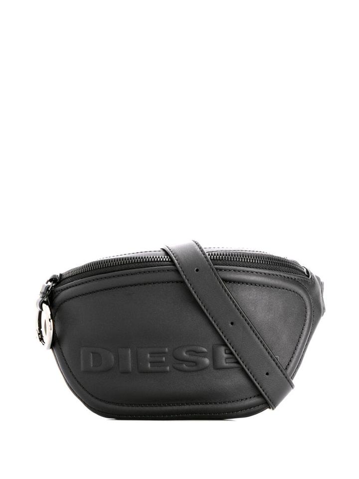 Diesel Belt Bag In Leather - Black