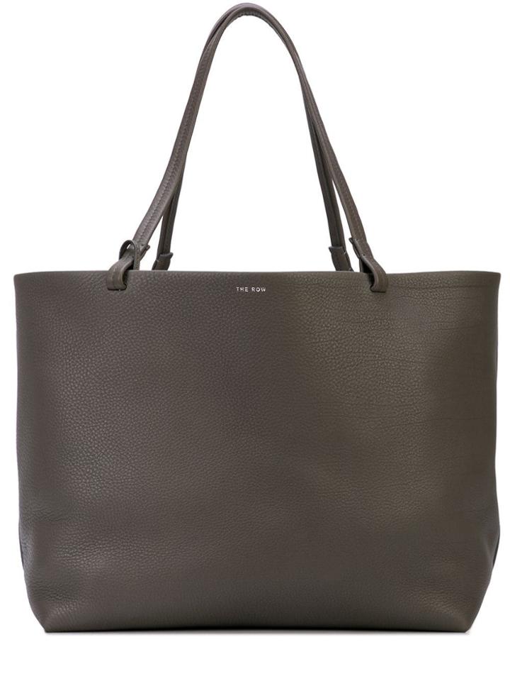The Row Open Top Tote Bag - Grey