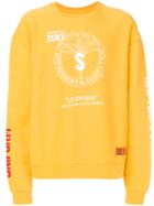Heron Preston Logo Print Sweatshirt - Yellow & Orange