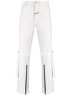 Zilver Knee Strap Denim Jeans - White