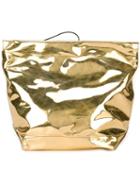 Marni Foldover Metallic Clutch