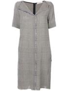 Golden Goose Deluxe Brand Check Dress - Black