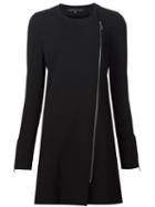 Barbara Bui Front Zip Dress, Women's, Size: 42, Black, Viscose/polyamide/spandex/elastane