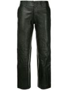 Junya Watanabe Comme Des Garçons Pre-owned Cropped Trousers - Black