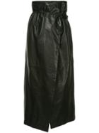Ann Demeulemeester High-waisted Wrap Skirt - Black
