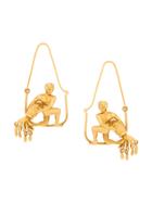 Givenchy Aquarius Zodiac Earrings - Metallic