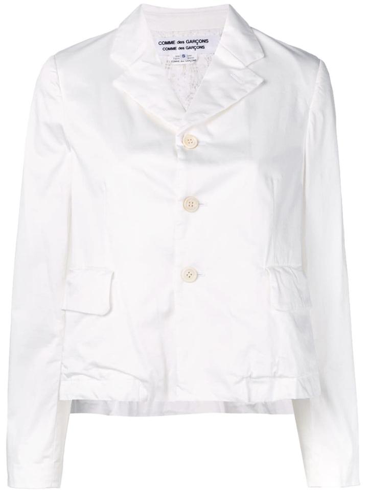 Comme Des Garçons Comme Des Garçons Blazer - White