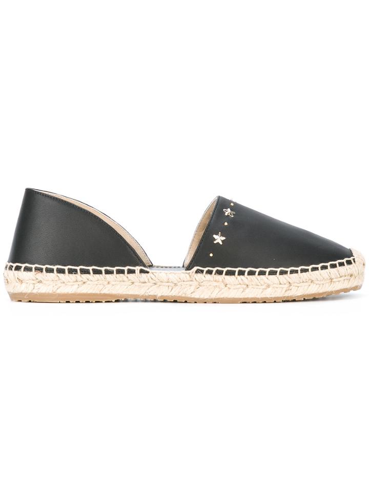 Jimmy Choo Dreya Star Stud Espadrilles - Black