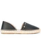 Jimmy Choo Dreya Star Stud Espadrilles - Black