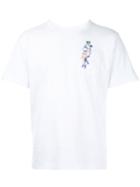 Sacai Parrot Embroidery T-shirt, Men's, Size: 2, White, Cotton