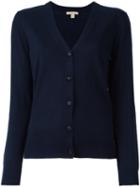 Burberry Buttoned Cardigan, Women's, Size: Large, Blue, Merino