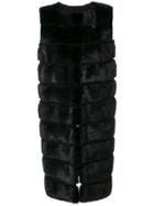 Simonetta Ravizza Dora Z Sleeveless Jacket - Black