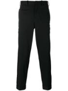 Neil Barrett Tailored Tapered Trousers, Men's, Size: 48, Black, Cotton/polyester