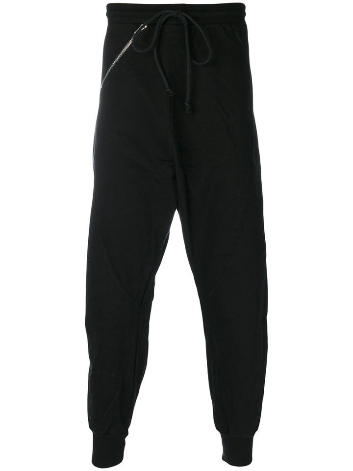 Lost & Found Rooms - Over Drop-crotch Trousers - Men - Cotton/spandex/elastane - Xl, Black, Cotton/spandex/elastane