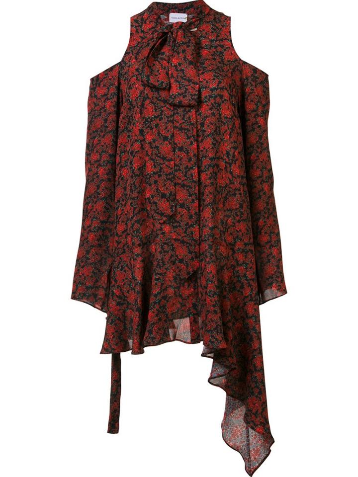 Magda Butrym 'haifa Open Shoulder Floral' Dress