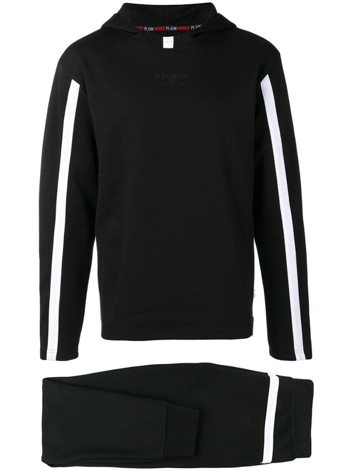 Plein Sport Stripe Tracksuit - Black