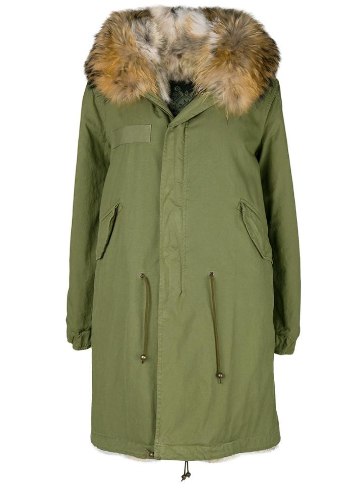 Mr & Mrs Italy Midi Length Parka - Green