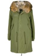 Mr & Mrs Italy Midi Length Parka - Green