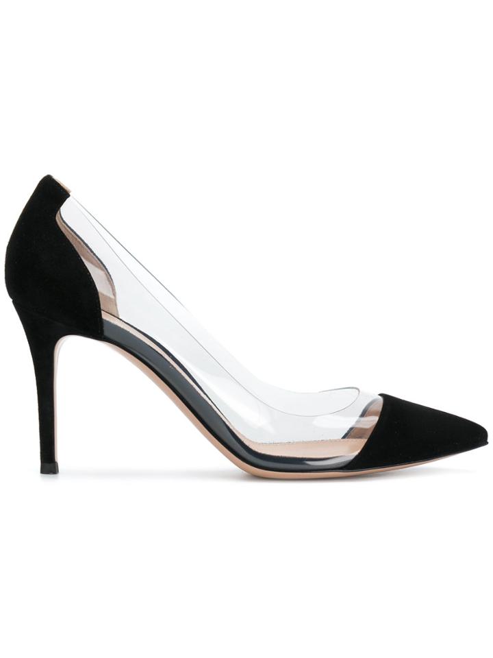 Gianvito Rossi Transparent Two-tone Pumps - Black