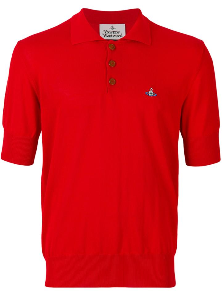 Vivienne Westwood Logo Polo Shirt - Red