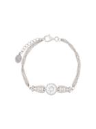 V Jewellery Triple Strand Bracelet - Metallic