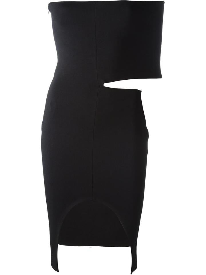 Stella Mccartney Strapless Cut-out Dress