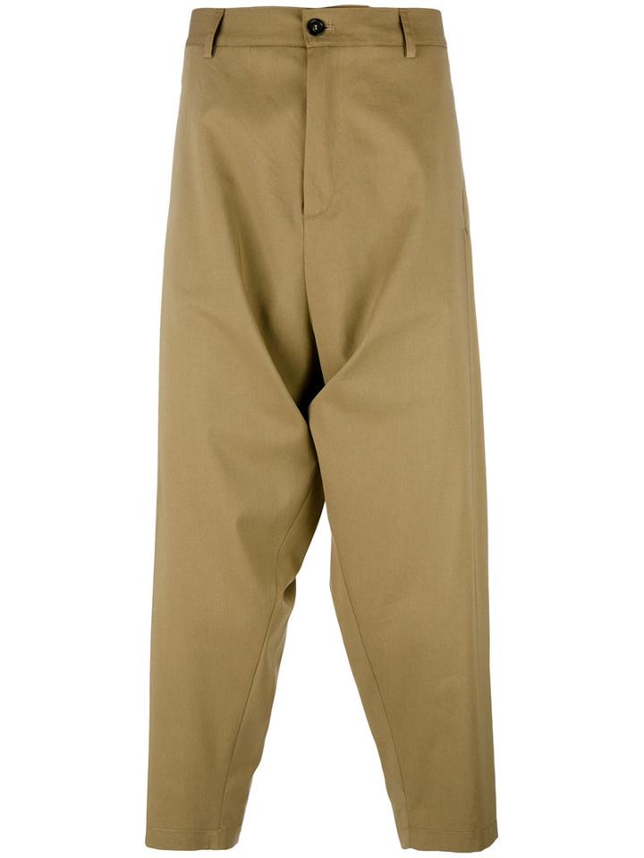 Société Anonyme Sauvage Summer Trousers, Adult Unisex, Size: Small, Brown, Cotton/viscose