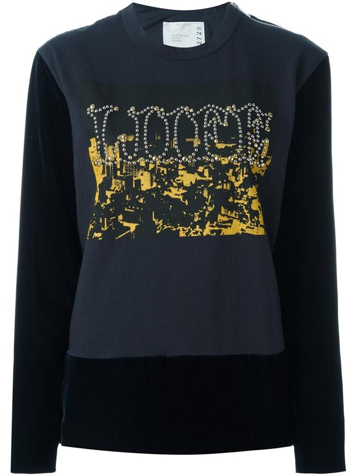 Sacai Studded Liffe Sweatshirt