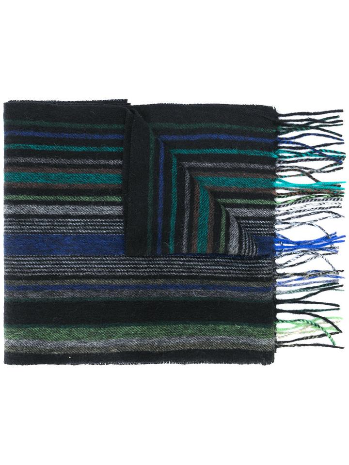 Paul Smith - Striped Scarf - Men - Lambs Wool - One Size, Lambs Wool
