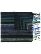 Paul Smith - Striped Scarf - Men - Lambs Wool - One Size, Lambs Wool