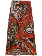 M Missoni - Printed High Waisted Skirt - Women - Cotton/polyamide/polyester/viscose - 44, Cotton/polyamide/polyester/viscose