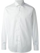 Salvatore Ferragamo Cut-away Collar Shirt - White