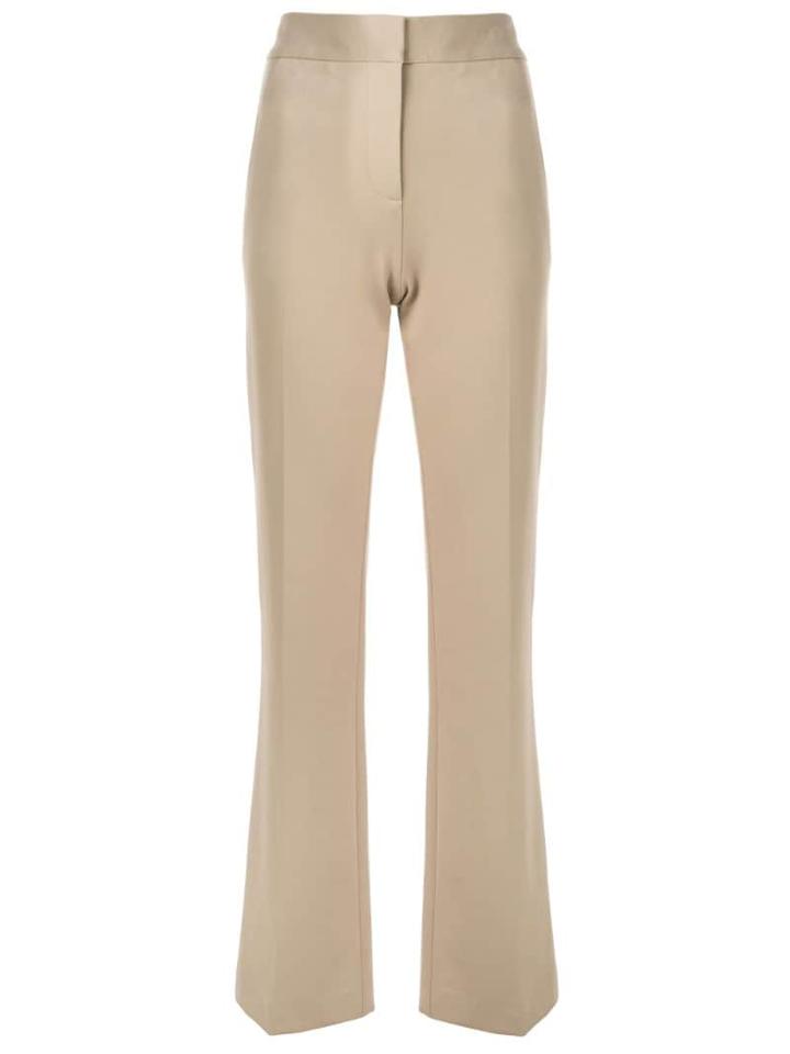 Tibi Jamie Bootcut Trousers - Neutrals