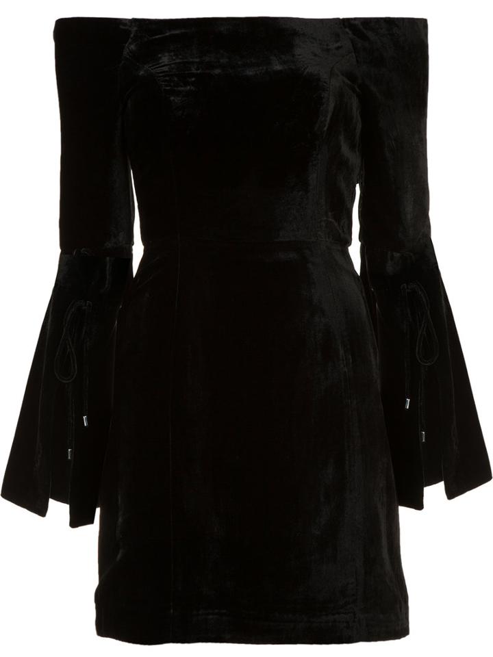 C/meo Velvet Mini Dress, Women's, Size: Xs, Black, Polyester/viscose/nylon