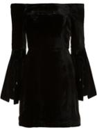 C/meo Velvet Mini Dress, Women's, Size: Xs, Black, Polyester/viscose/nylon