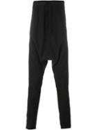 Andrea Ya Aqov Baggy Pants, Men's, Size: S, Black, Cotton/linen/flax