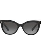 Valentino Eyewear Cat-eye Frame Sunglasses - Black