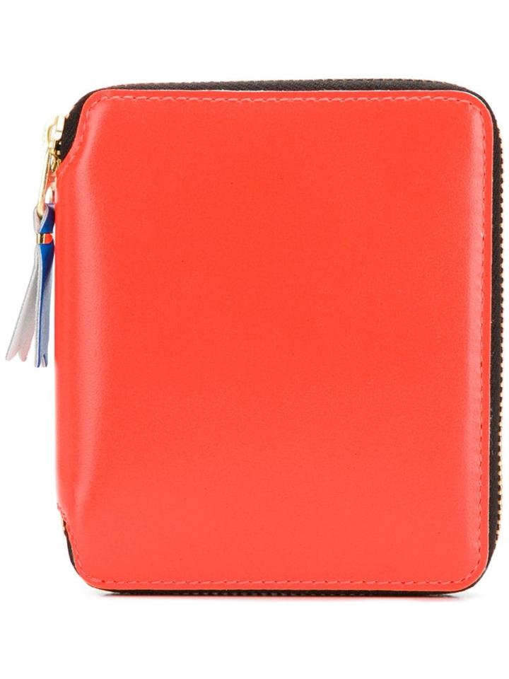 Comme Des Garçons Wallet Zip Around Wallet - Orange