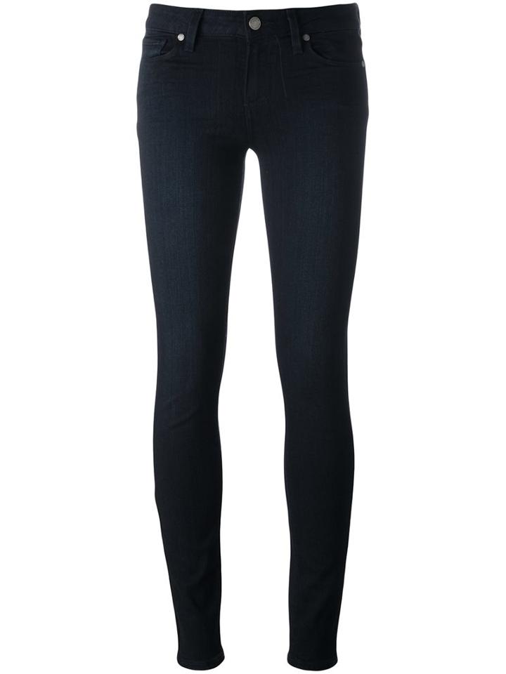 Paige Skinny Jeans, Women's, Size: 30, Blue, Cotton/polyester/spandex/elastane/rayon