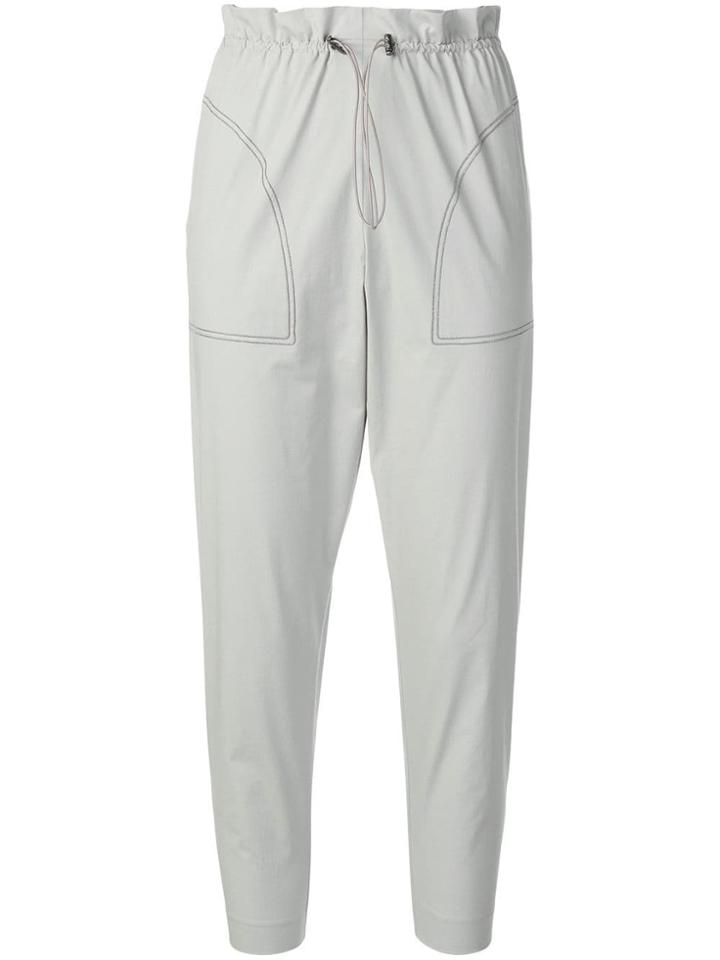 Fabiana Filippi Cropped Tapered Trousers - Grey
