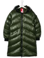 Ai Riders On The Storm Teen Hooded Padded Coat - Green
