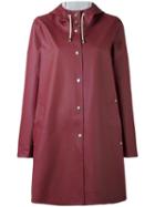 Stutterheim 'mosebacke' Coat, Women's, Size: Medium, Red, Cotton/polyester/pvc