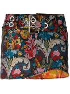 Marques'almeida Asymmetric Floral Print Skirt - Multicolour