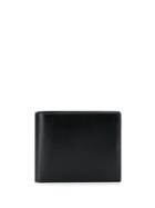 Jil Sander Embossed Logo Bi-fold Wallet - Black