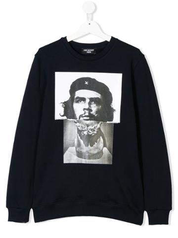 Neil Barrett Kids Che Bust Sweatshirt - Blue
