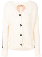 Nº21 V-neck Cardigan - White
