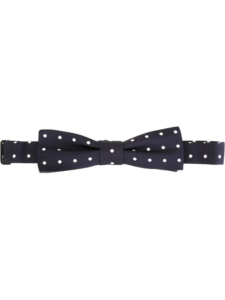 Dolce & Gabbana Embroidered Polka Dot Bow Tie