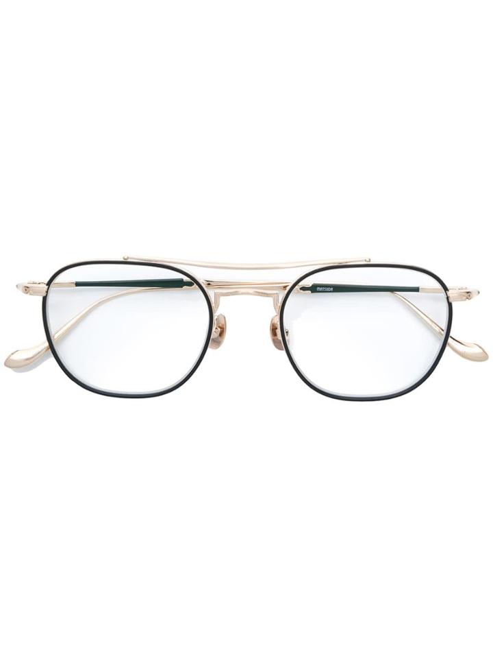 Matsuda Double Nose-bridge Glasses - Black